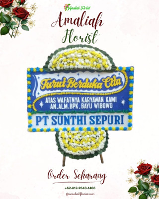 Papan Bunga Duka di Danowudu